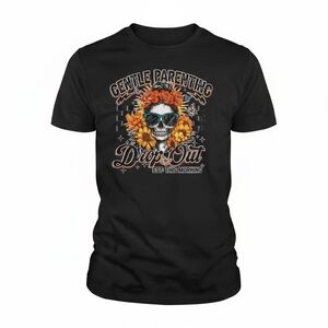 Gentle Parenting Drop Out Graphic Tee - Black